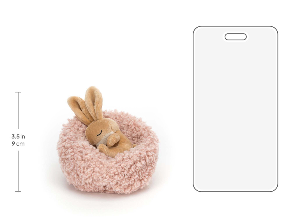 Hibernating Bunny, size chart