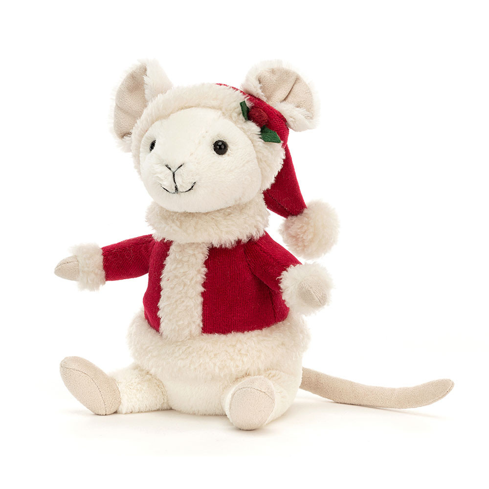  Merry Mouse with Jumper ぬいぐるみ 鼠 Merry Mouse - Official Jellycat