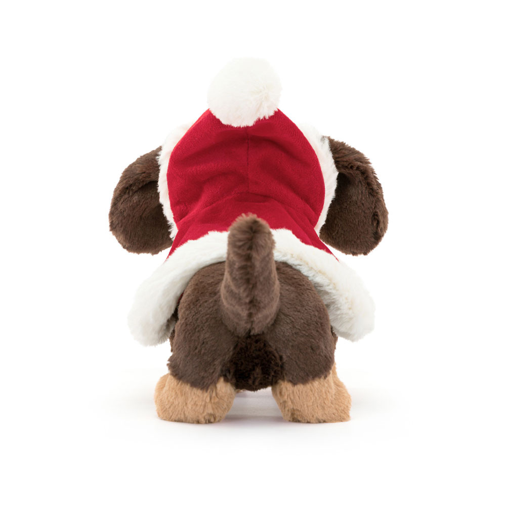  Otto Sausage Dog サンタ ダックス ぬいぐるみ Winter Warmer Otto Sausage Dog - Official Jellycat
