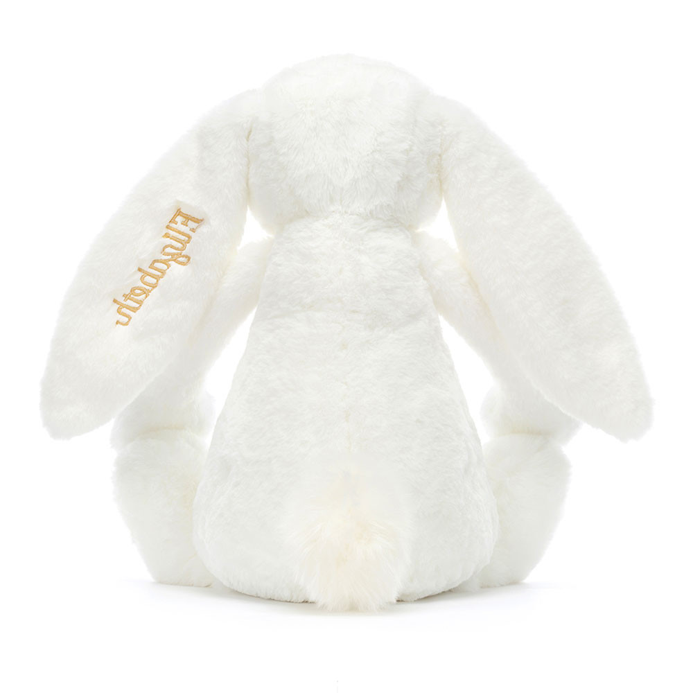 Personalised Bashful Luxe Bunny Luna Huge - Official Jellycat