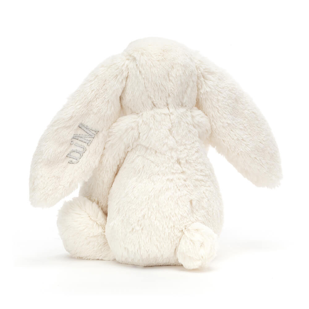 Personalised Bashful Cream Bunny Medium - Official Jellycat