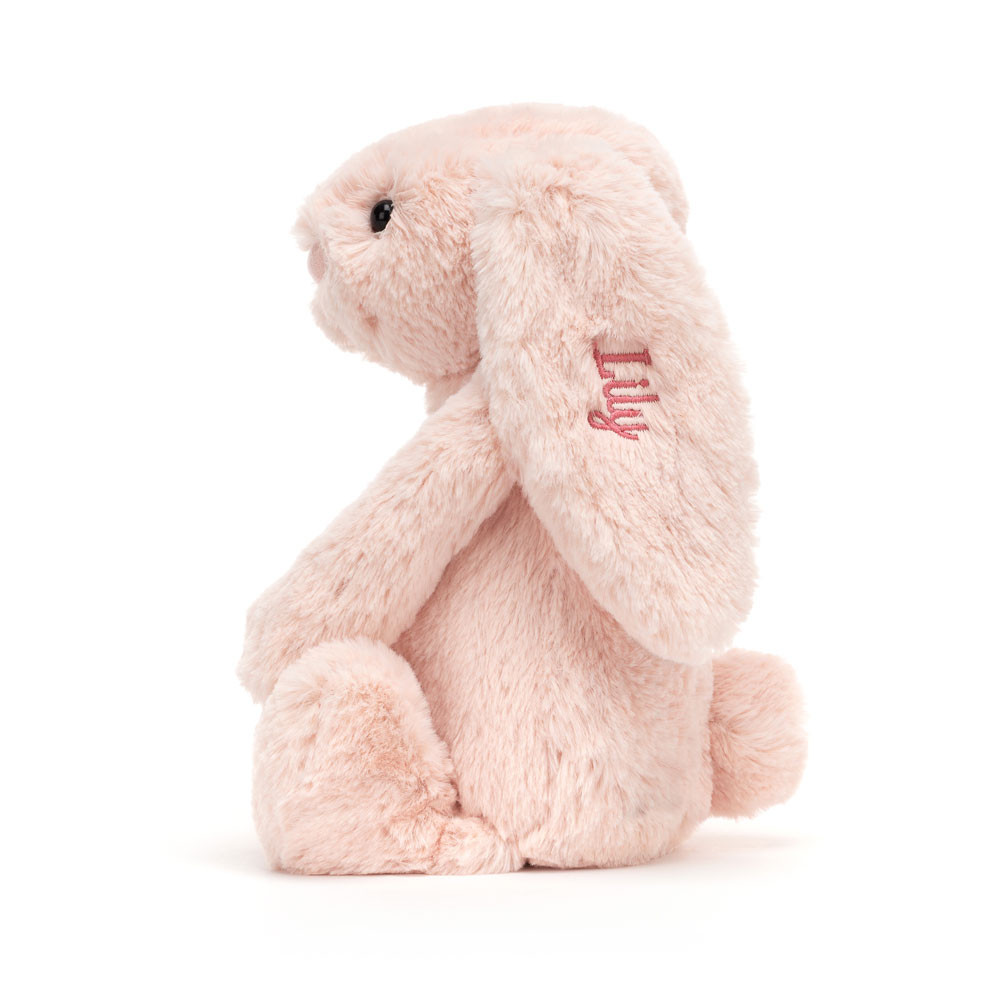 Personalised Bashful Blush Bunny Medium - Official Jellycat