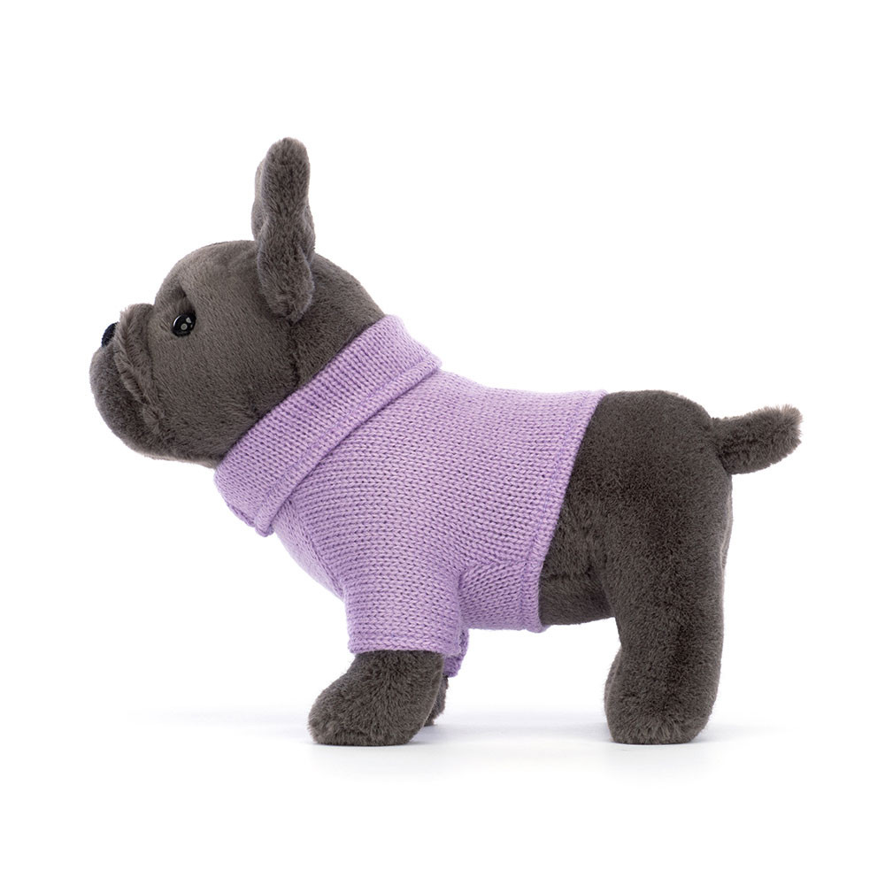 Sweater French Bulldog Purple, View 2