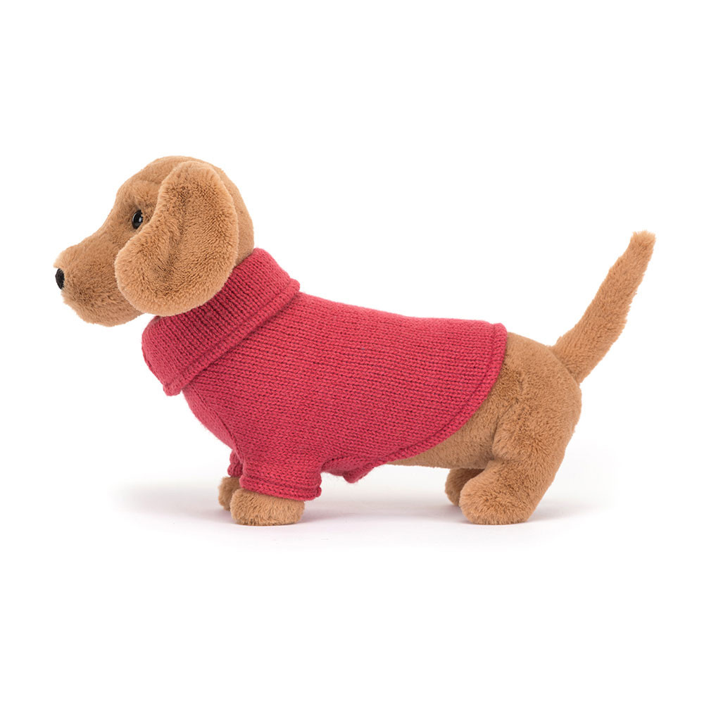 Sweater Sausage Dog Pink, View 2