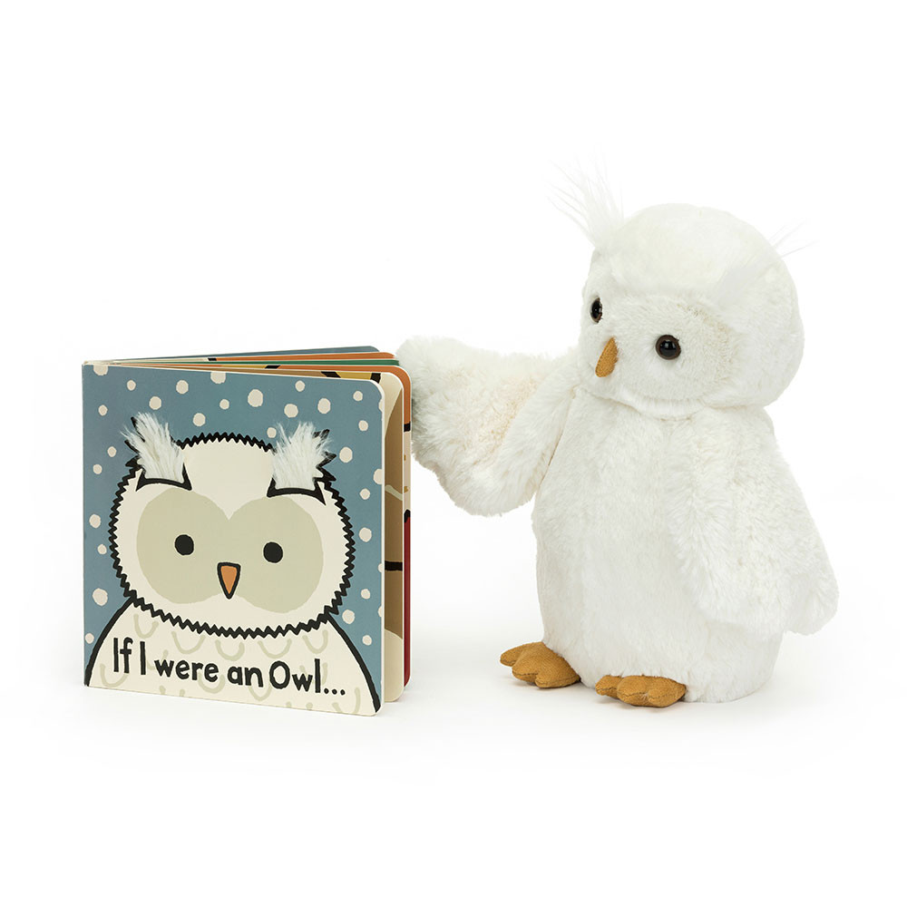 If I Were An Owl Board Book and Bashful Owl, View 4