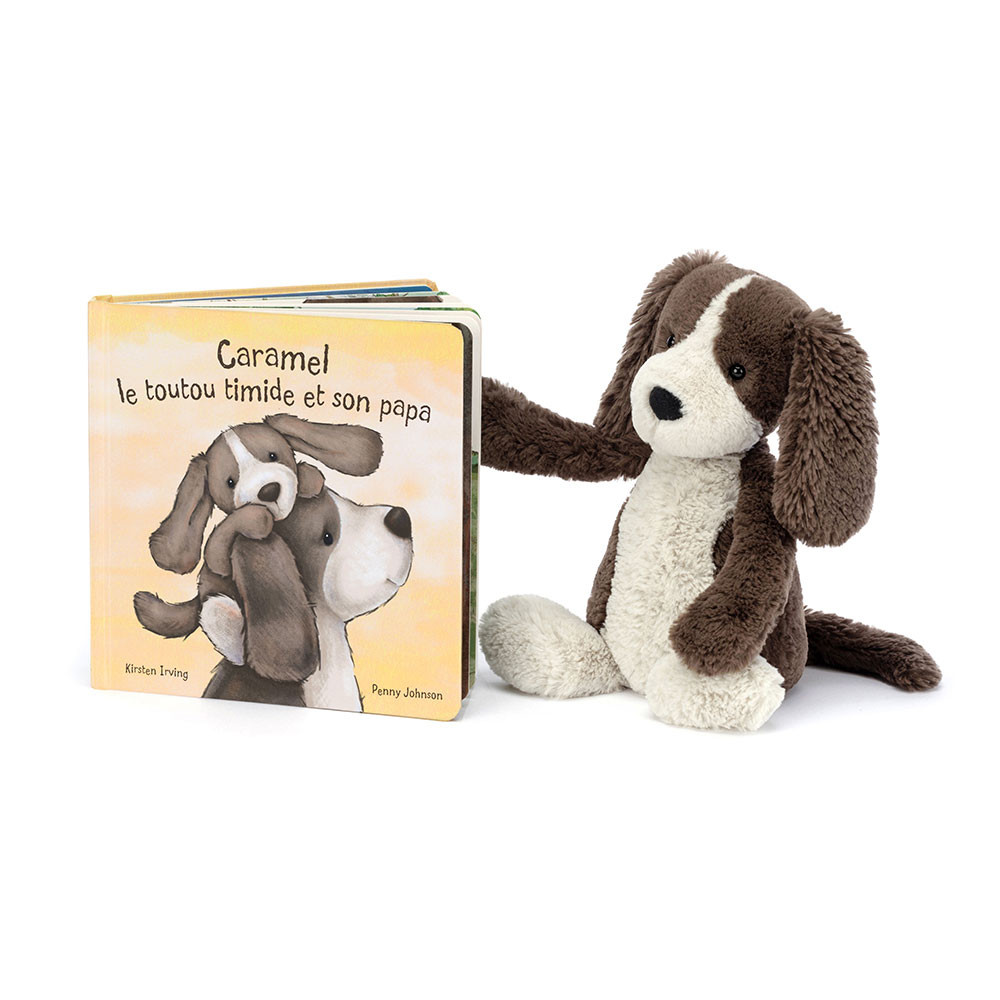 Caramel Le Toutou Timide Et Son Papa Book & Bashful Fudge Puppy, View 4