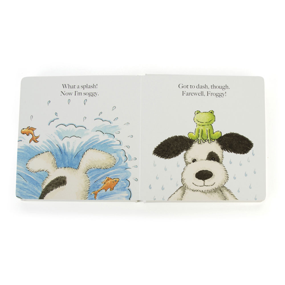 Puppy Makes Mischief Book and Bashful Black & Cream Puppy, View 3