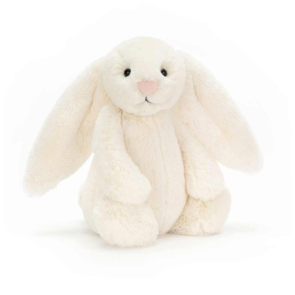 Lapin Timide Veut Grandir Livre and Bashful Cream Bunny Medium