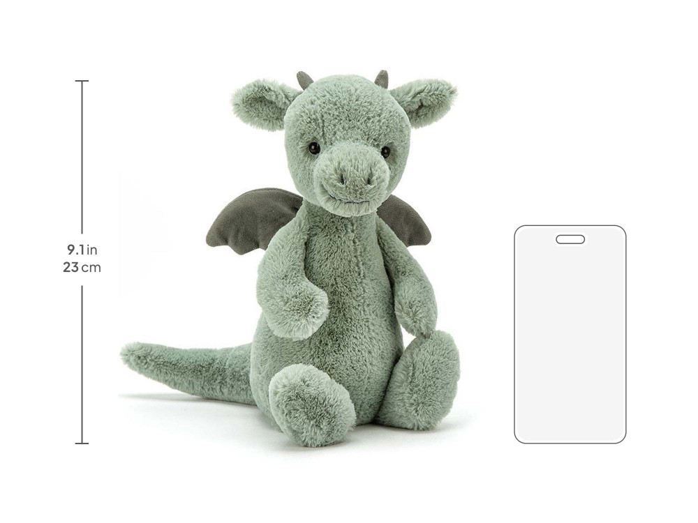 Bashful Dragon Medium, size chart