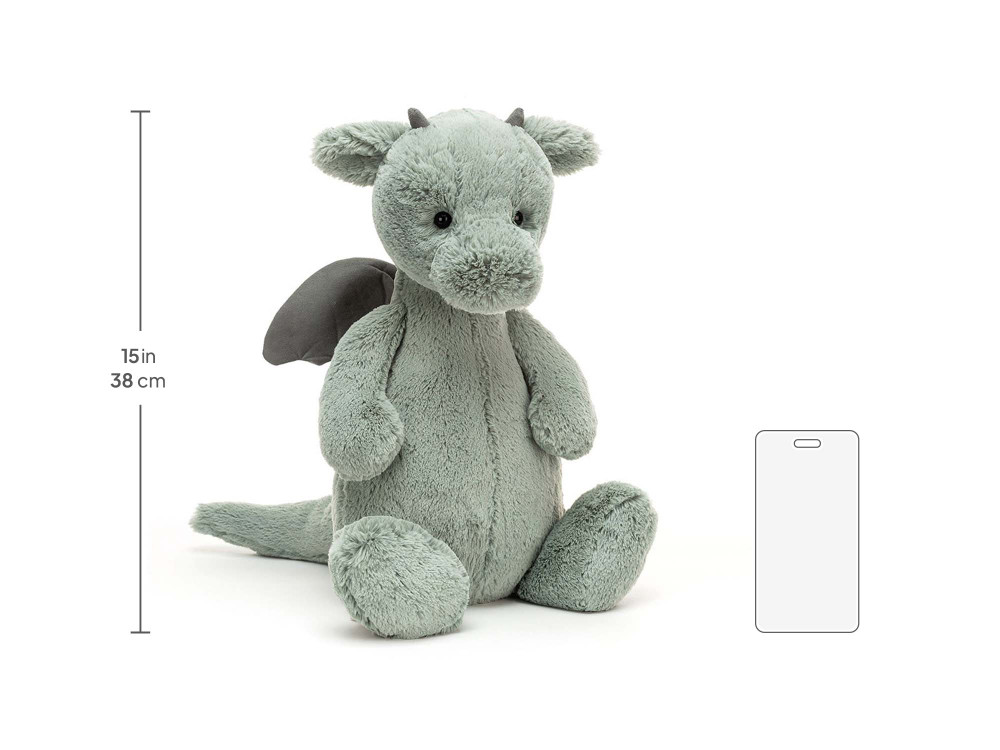 Bashful Dragon Huge, size chart