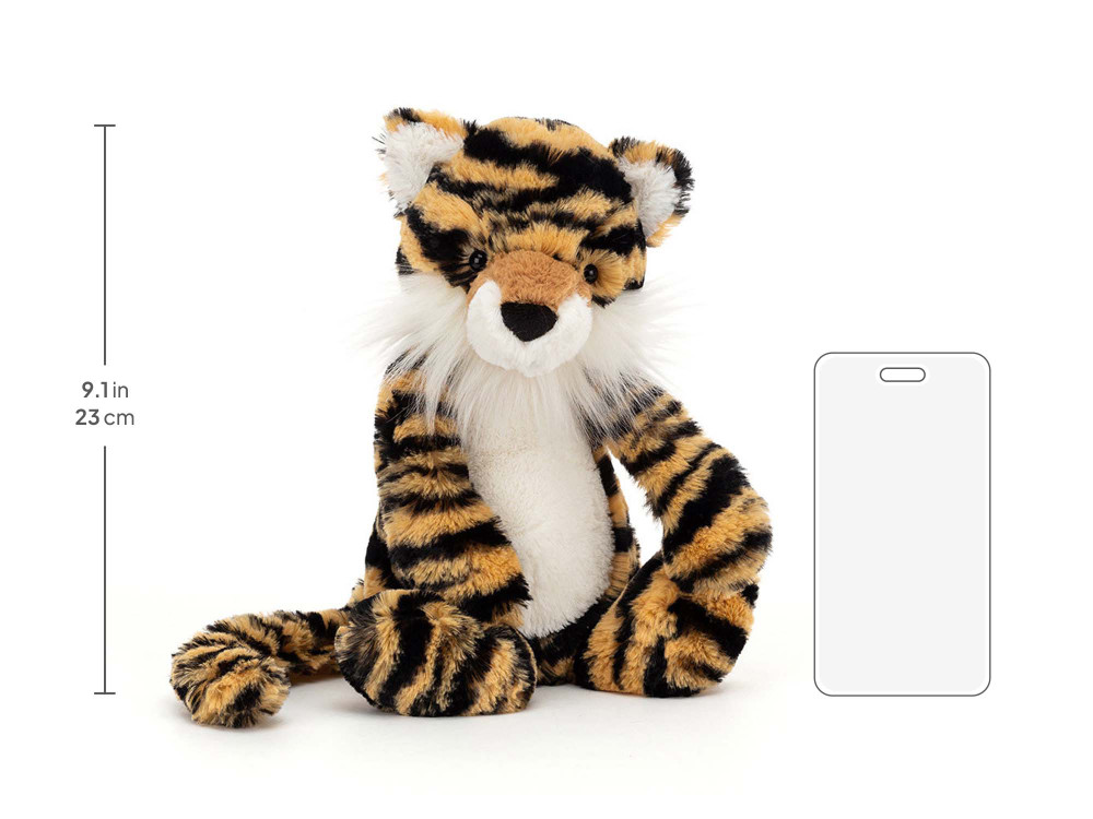 Bashful Tiger Medium, size chart