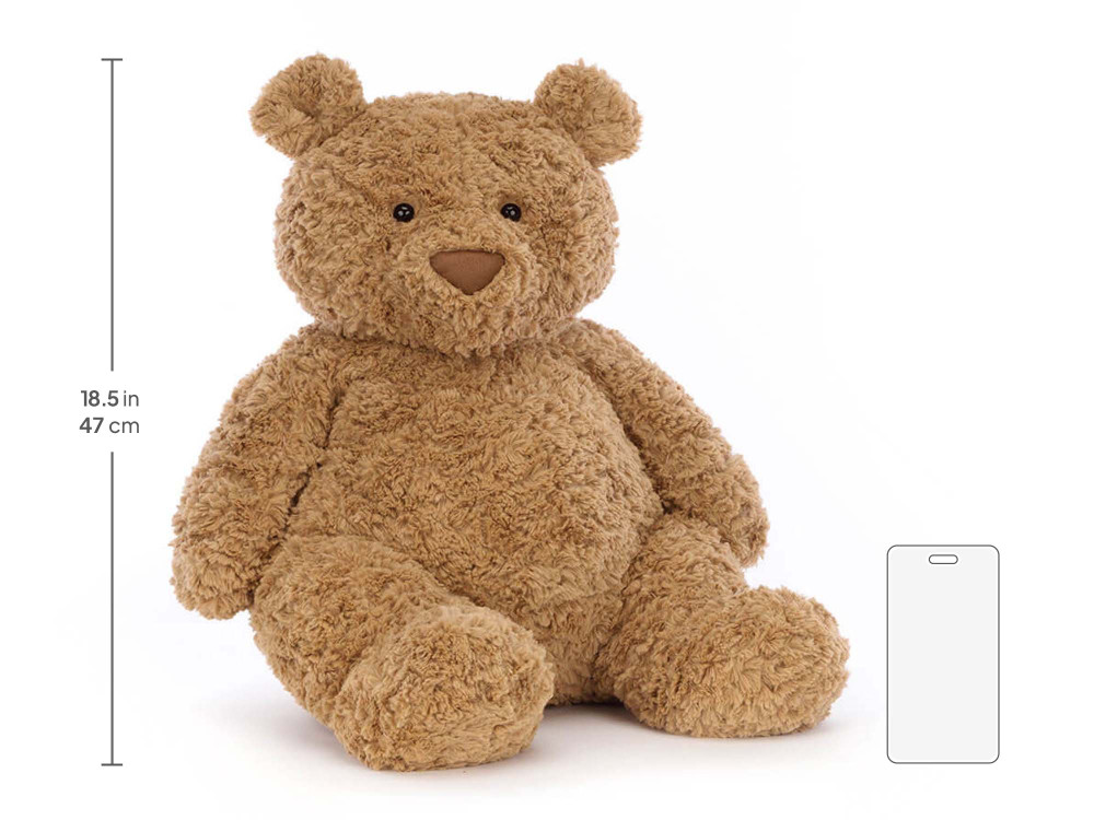 Bartholomew Bear Really Big, size chart