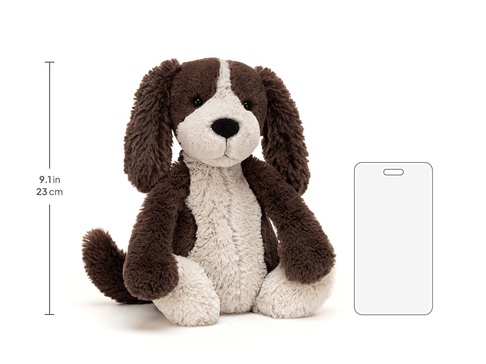 Bashful Fudge Puppy Medium, size chart