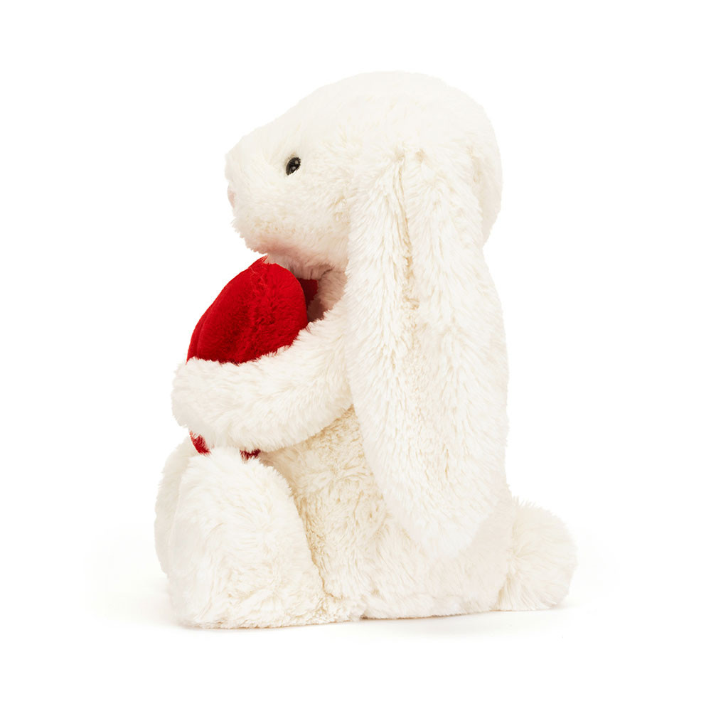 Bashful Red Love Heart Bunny Original, View 2