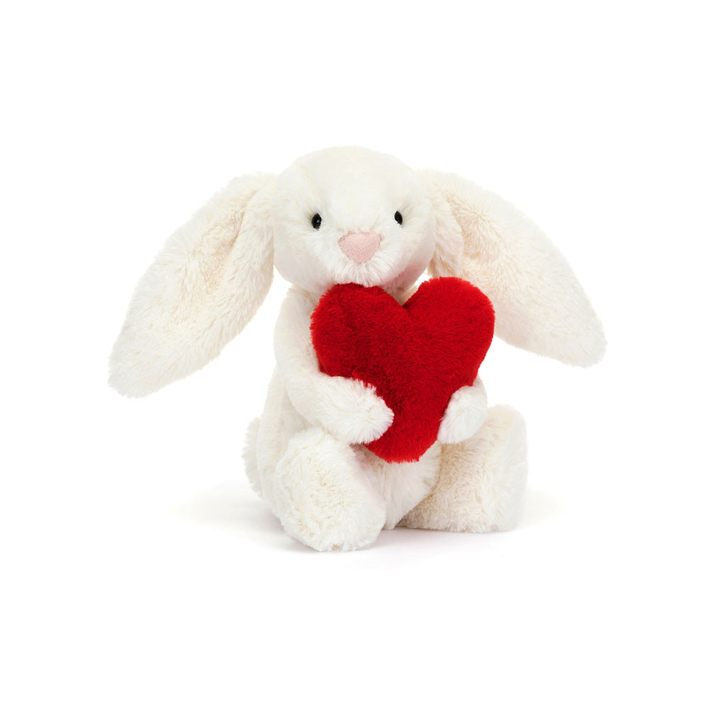 Bashful Red Love Heart Bunny Little, Main View