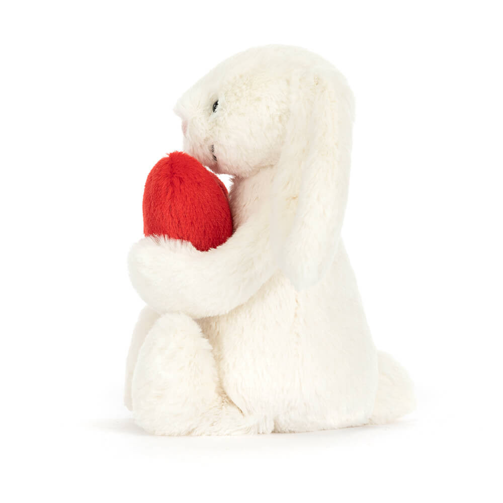 Bashful Red Love Heart Bunny ラブハートバニー S Bashful Red Love Heart Bunny - Official Jellycat