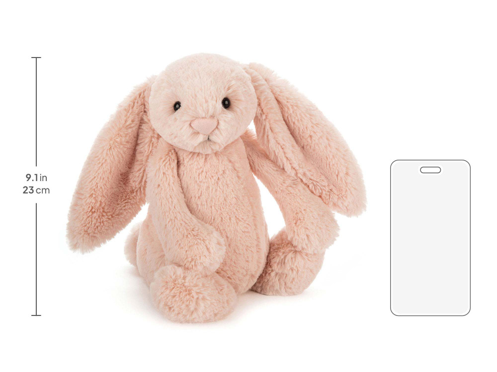 Bashful Blush Bunny Medium, size chart