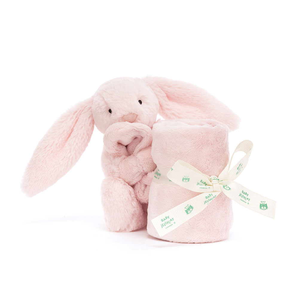 Bashful Pink Bunny Soother, View 1
