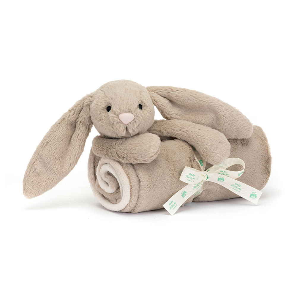 Bashful Beige Bunny Blankie, Main View