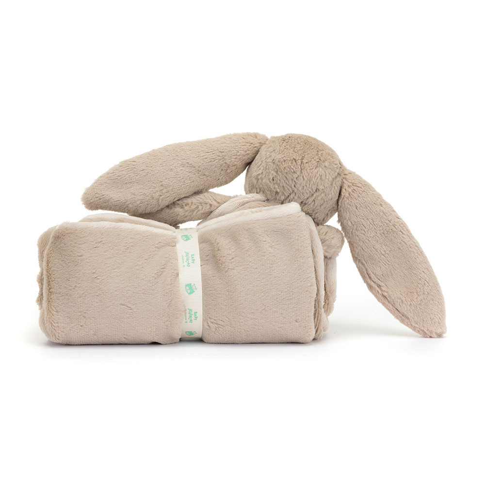 Bashful Silver Bunny Blankie - Official Jellycat