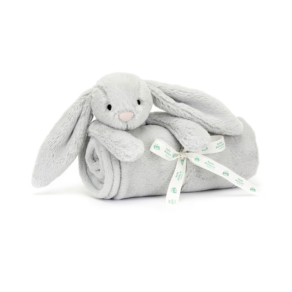 Bashful Silver Bunny Blankie, Main View