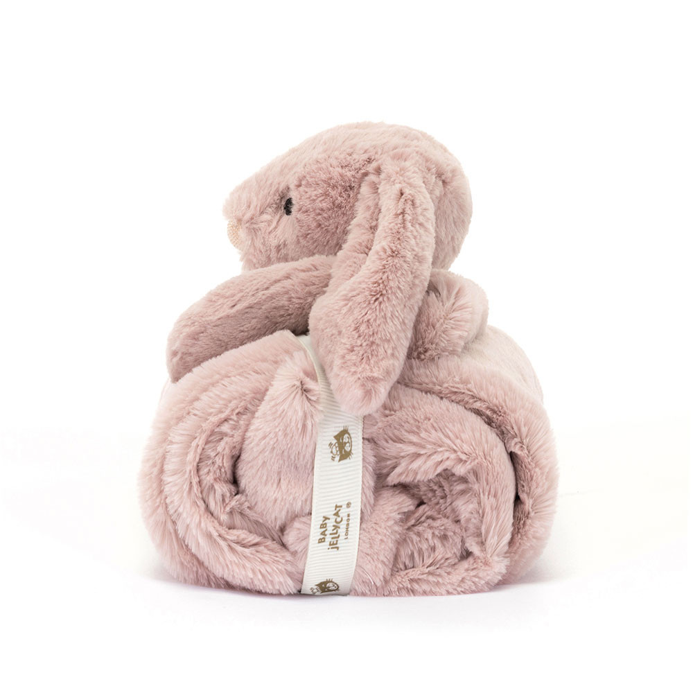 Bashful Luxe Bunny Rosa Blankie, View 3