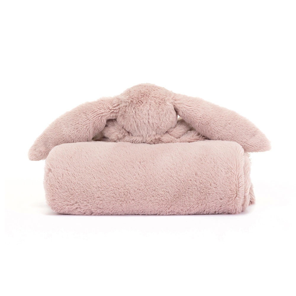 Bashful Luxe Bunny Rosa Blankie, View 4