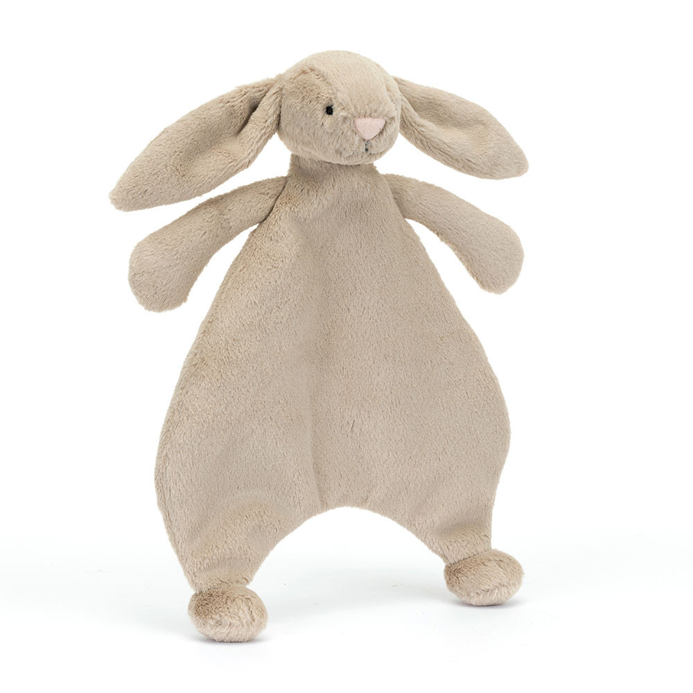 Bashful Beige Bunny Comforter, View 1