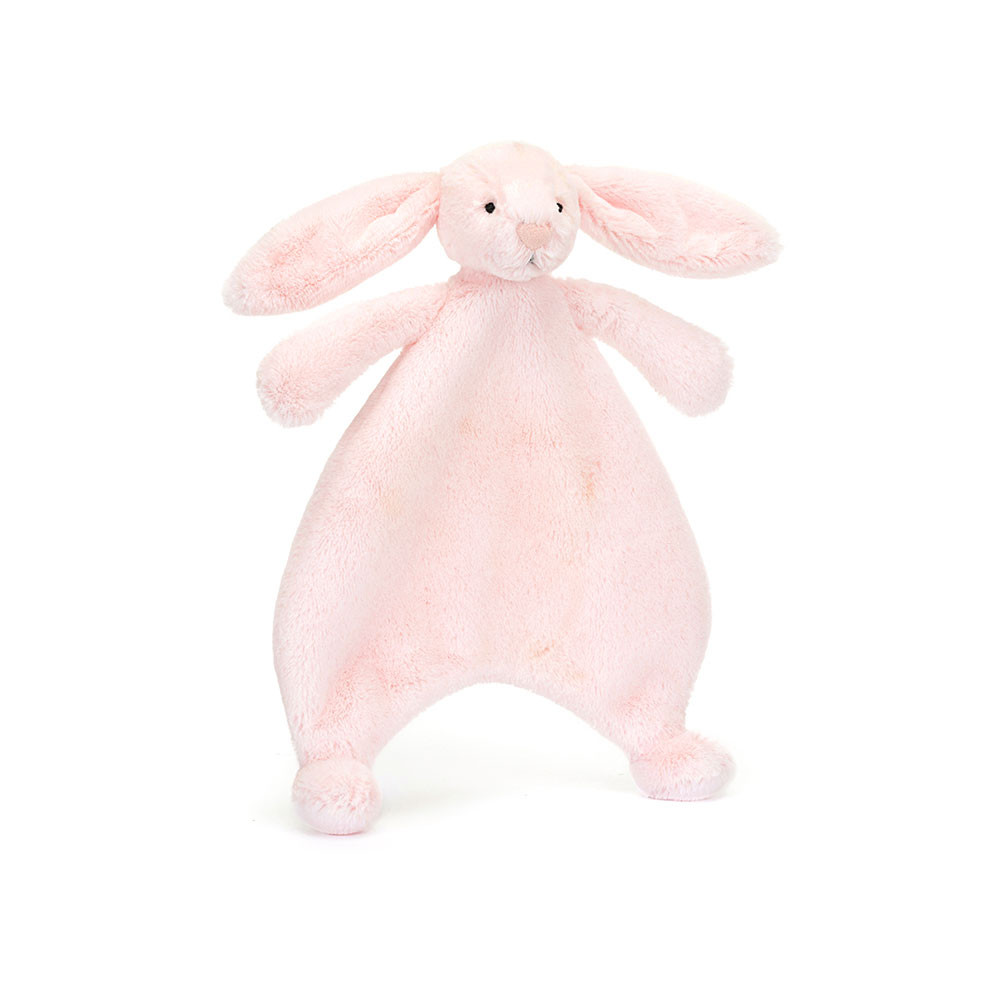 Bashful Pink Bunny Comforter, View 1