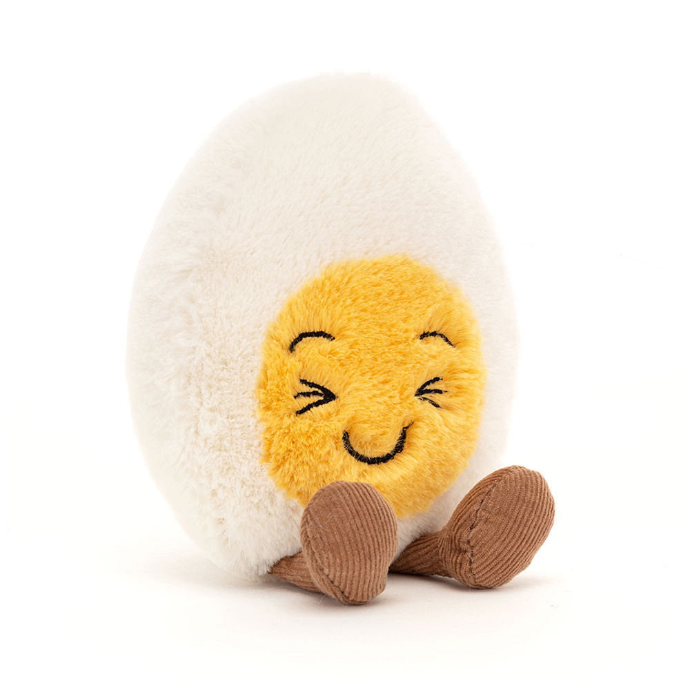 ぬいぐるみ  Amuseable Laughing Boiled Egg Amuseables Boiled Egg Laughing - Official Jellycat