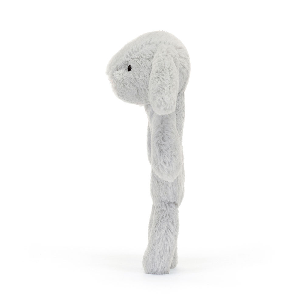 Bashful Silver Bunny Ring Rattle, View 2