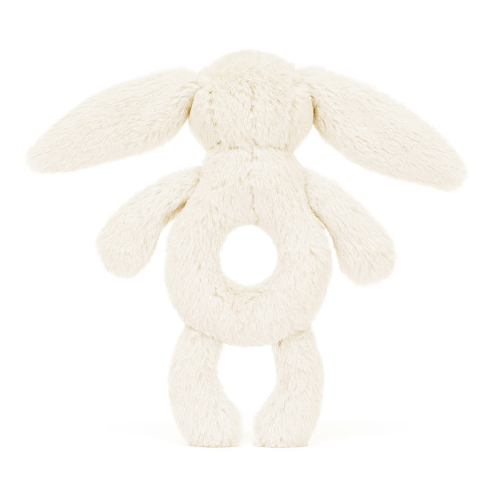 Bashful Cream Bunny Ring Rattle, View 3