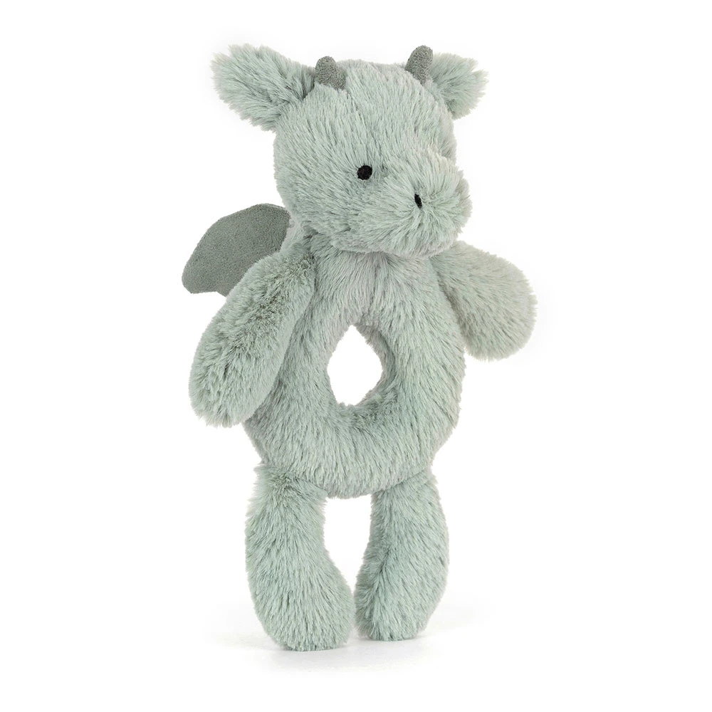Bashful Dragon Ring Rattle, Main View