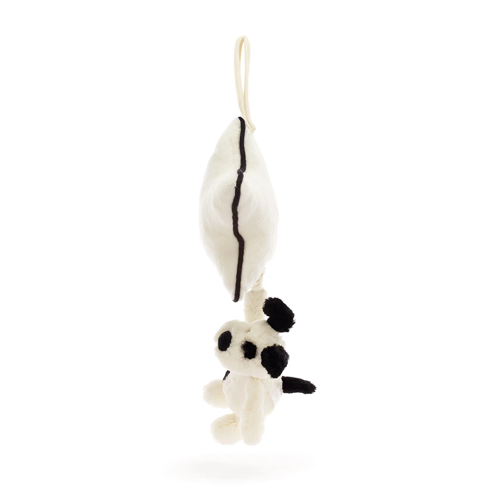 Bashful Rufferty Black & Cream Puppy Musical Pull - Official Jellycat