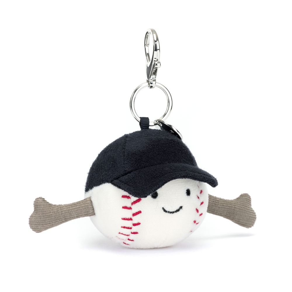 Amuseables Sports Baseball Bag Charm - Official Jellycat
