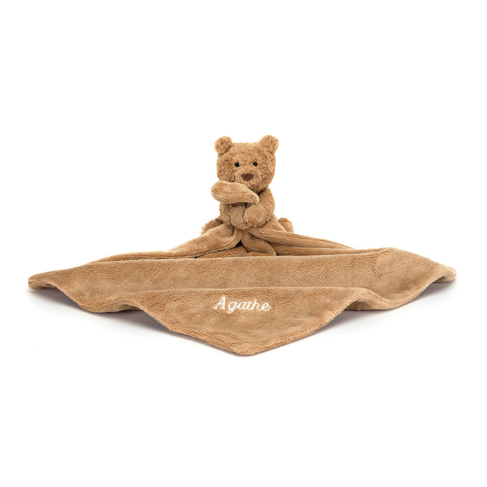 Personalised Bartholomew Bear Soother - Official Jellycat