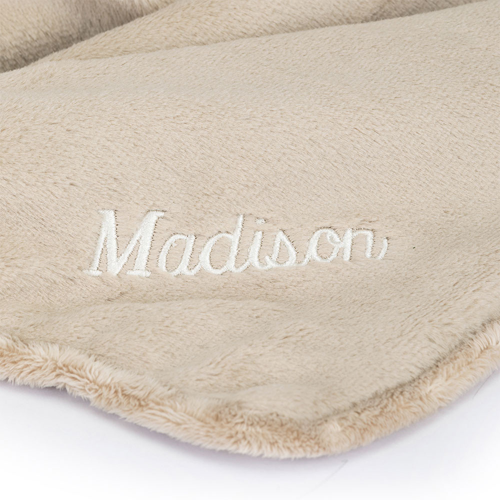 Personalised Bashful Beige Bunny Blankie, View 2