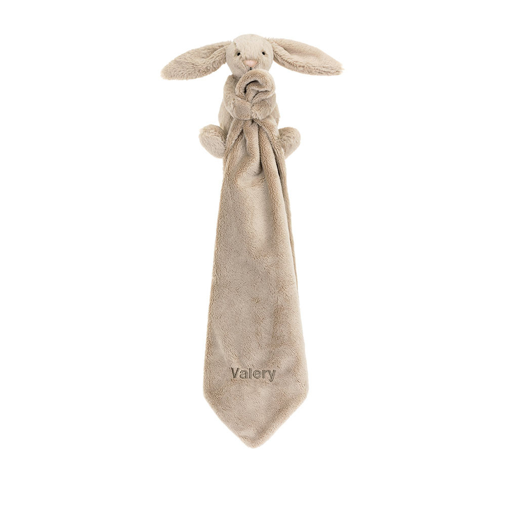 Personalised Bashful Beige Bunny Soother, View 3