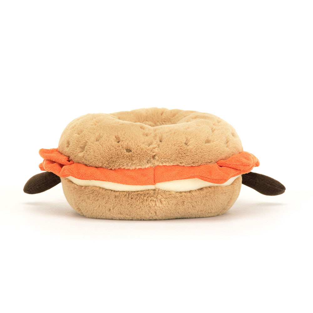 ジェリーキャット ベーグル 食べ物  bagelぬいぐるみサンド Amuseables Bagel - Official Jellycat