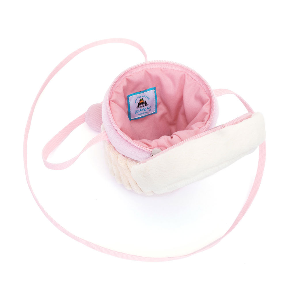 Amuseables Coffee-To-Go Pink Bag, View 3