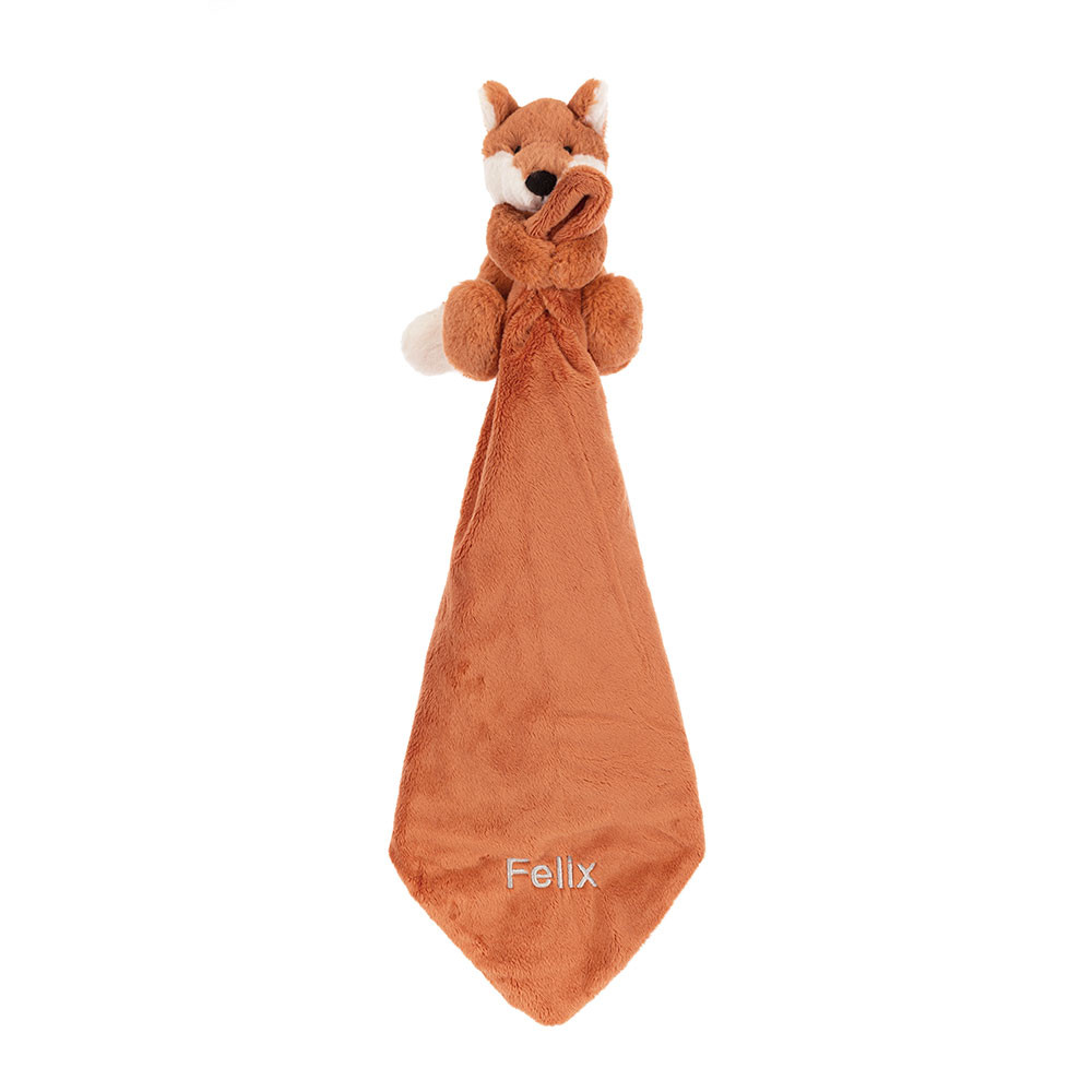 Personalised Bashful Fox Cub Soother - Official Jellycat