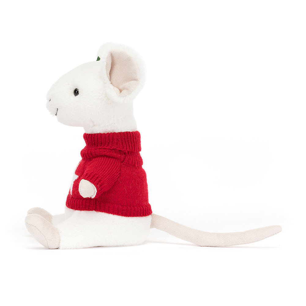  Merry Mouse with Jumper ぬいぐるみ 鼠 Merry Mouse Jumper - Official Jellycat