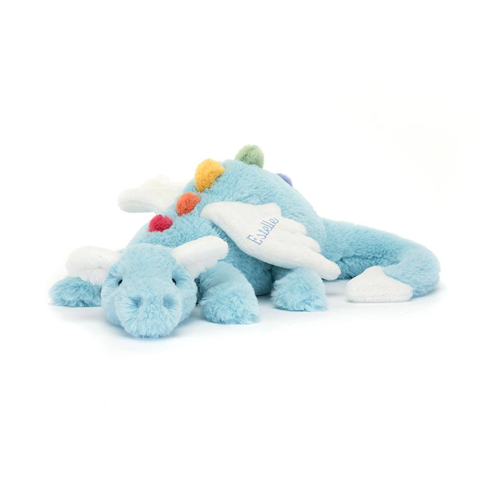 Personalised Sky Dragon Huge - Official Jellycat