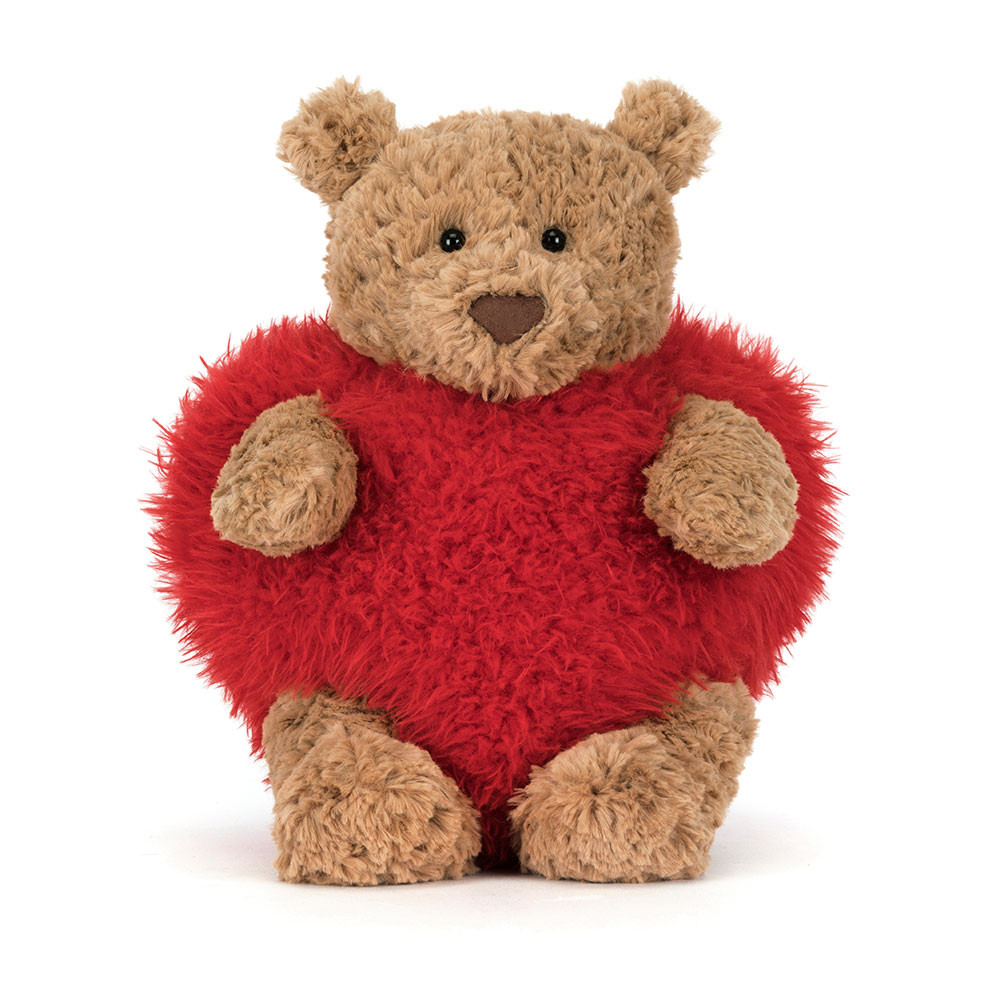 Bartholomew Bear 'Heartthrob'ハート Bartholomew Bear 'Heartthrob' - Official Jellycat