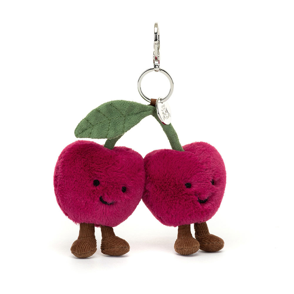Amuseables Cherries Bag Charm ,Main View