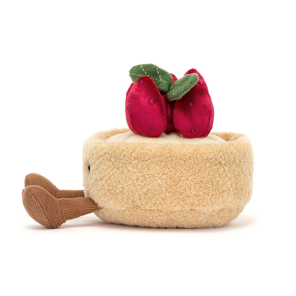 Amuseables Fleurette Tarte Aux Fraises - Official Jellycat