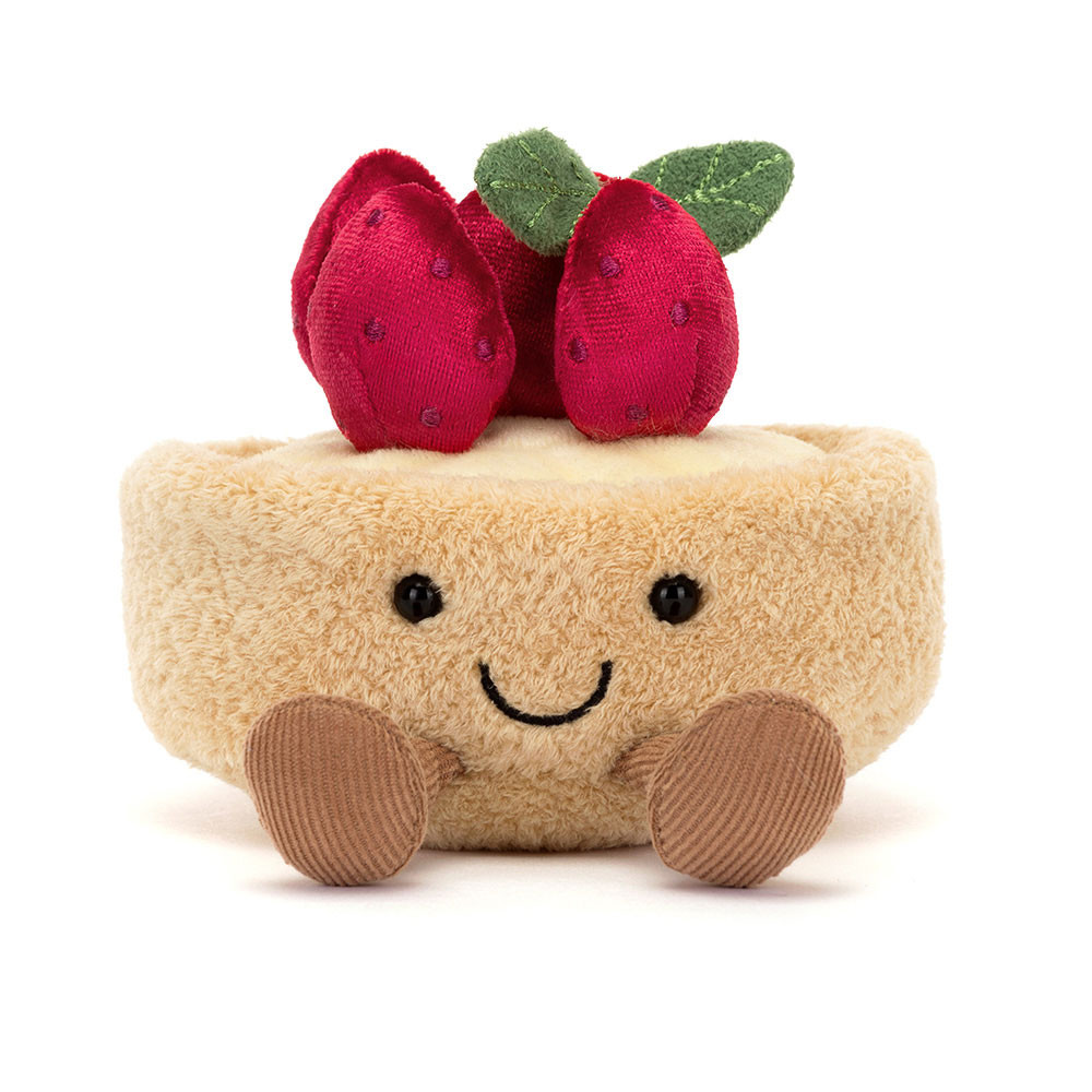 Amuseables Fleurette Tarte Aux Fraises - Official Jellycat