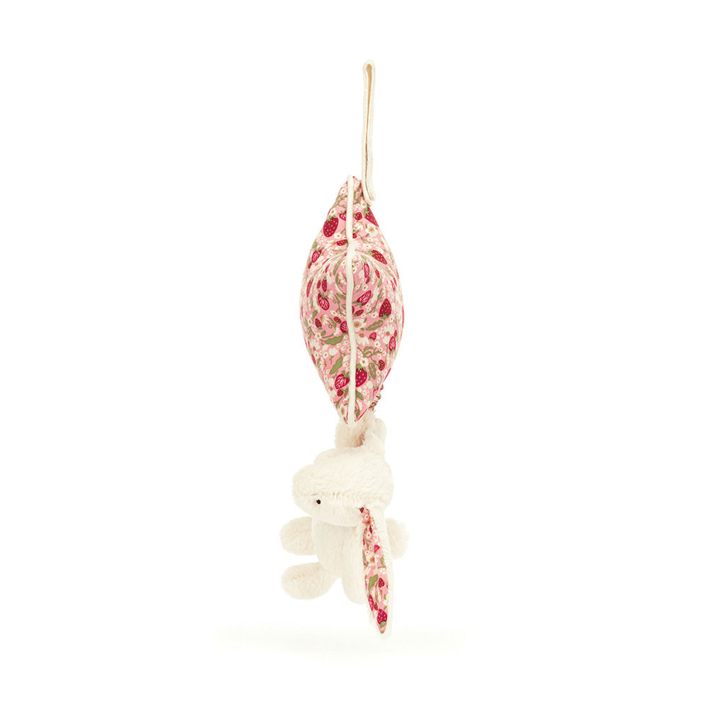 Blossom Cream Bunny 'Berry' Musical Pull - Official Jellycat