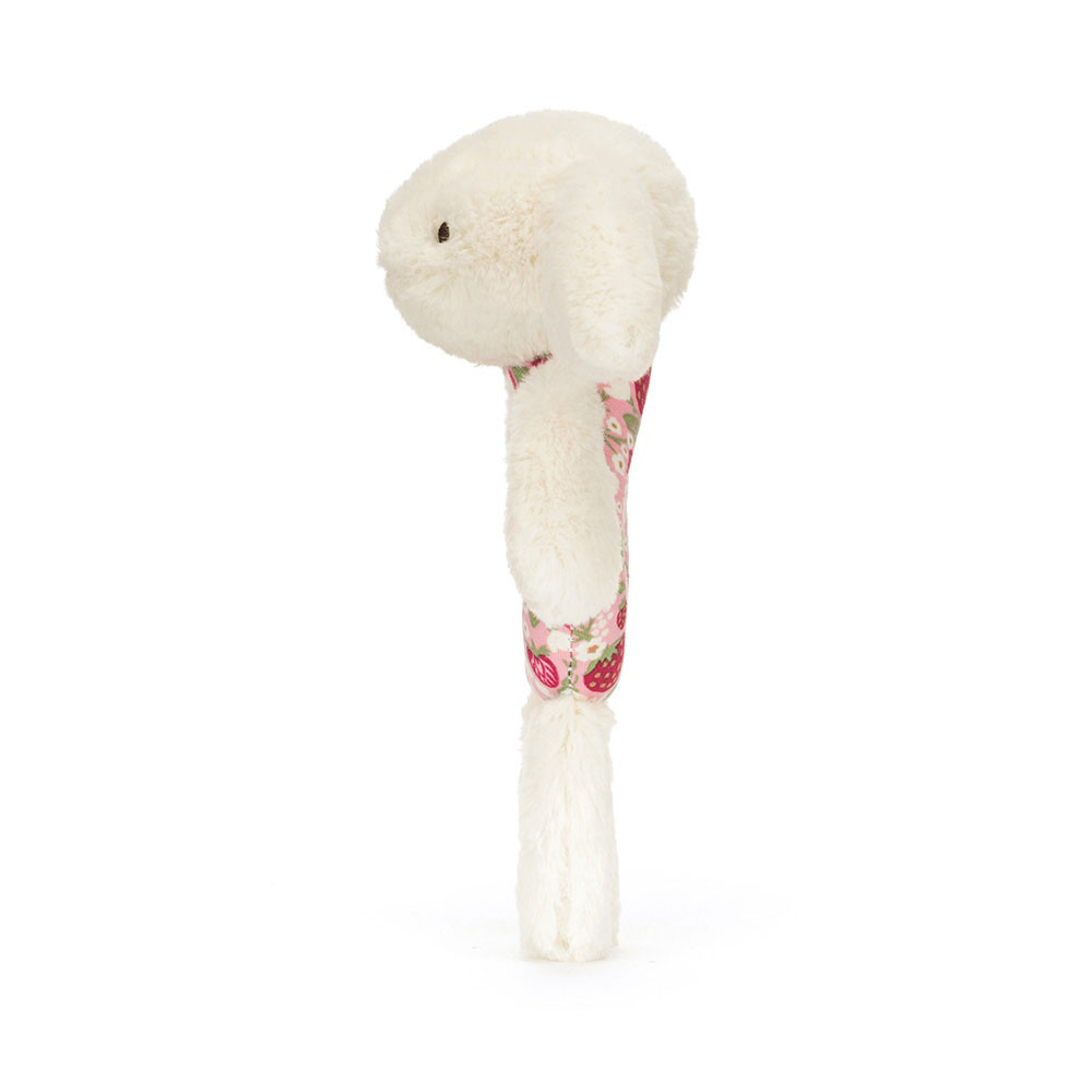 Blossom Cream Bunny 'Berry' Ring Rattle, View 2