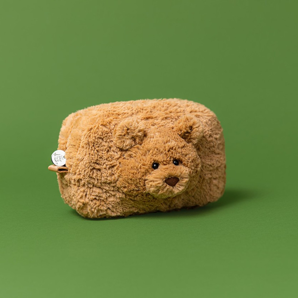大人気【JELLY CAT】 ベア ポーチ ふわふわ bear pouch Bartholomew Bear Pouch - Official Jellycat